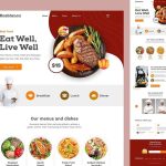 high quality restaurants wordpress website with speed optimized